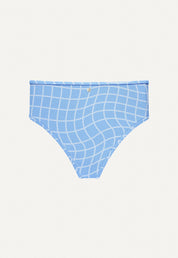 Bikini Bottom "Samun" in blue pool print terry
