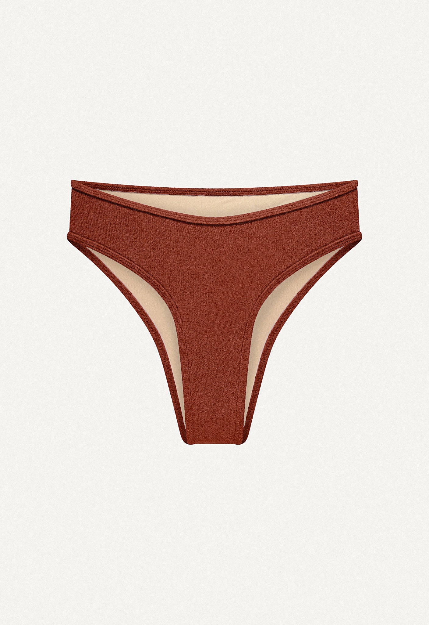 Bikini Hose „Calima“ in Terrakotta Frottee