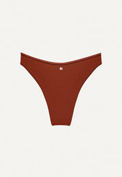 Bikini Bottom "Notos" in terracotta terry