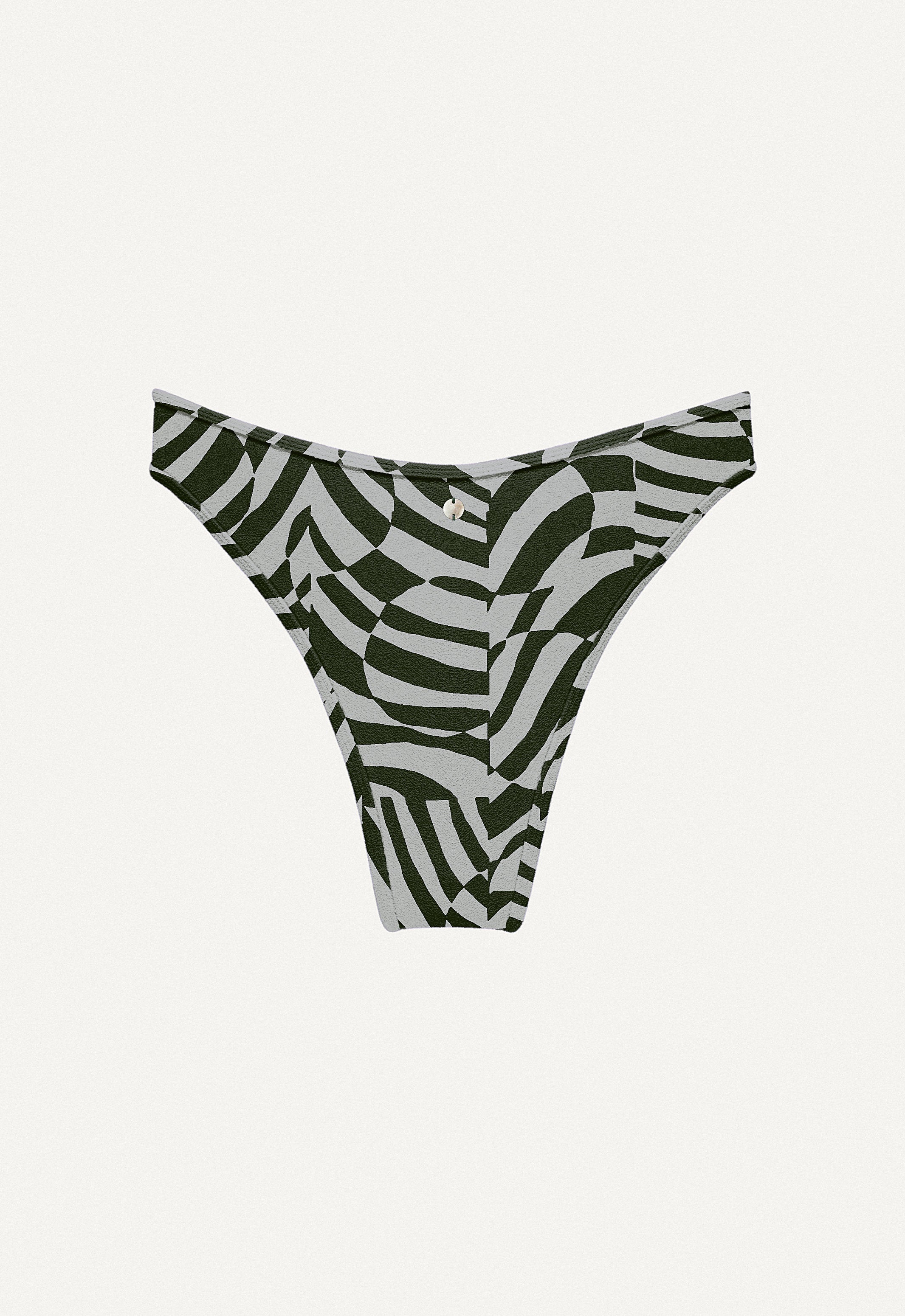 Bikini Bottom "Notos"  in unreal zebra print