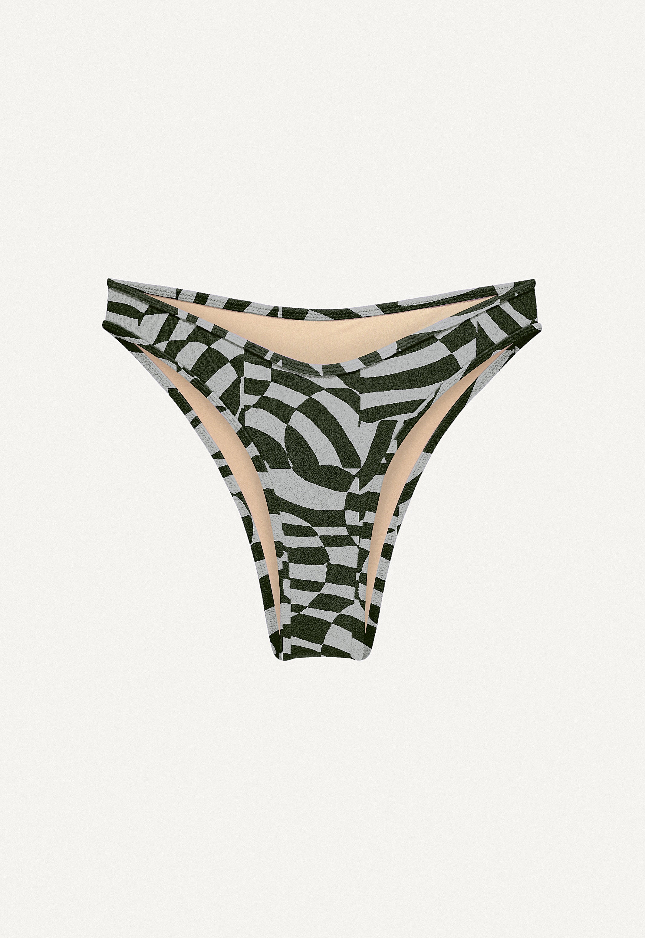 Bikini Bottom "Notos"  in unreal zebra print