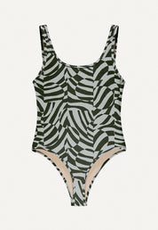 Swimsuit "Zephyr"  in unreal zebra print