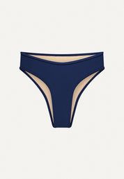 Bikini Bottom "Calima" in dark blue terry