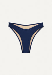 Bikini Bottom "Notos" in dark blue terry