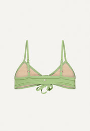 Bikini Top "Joran" in linden green terry