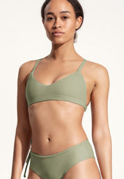 Surf Bikini Oberteil „Dace“ in Salbeigrün