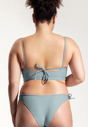 Surf Bikini Top "Buri" in ice blue