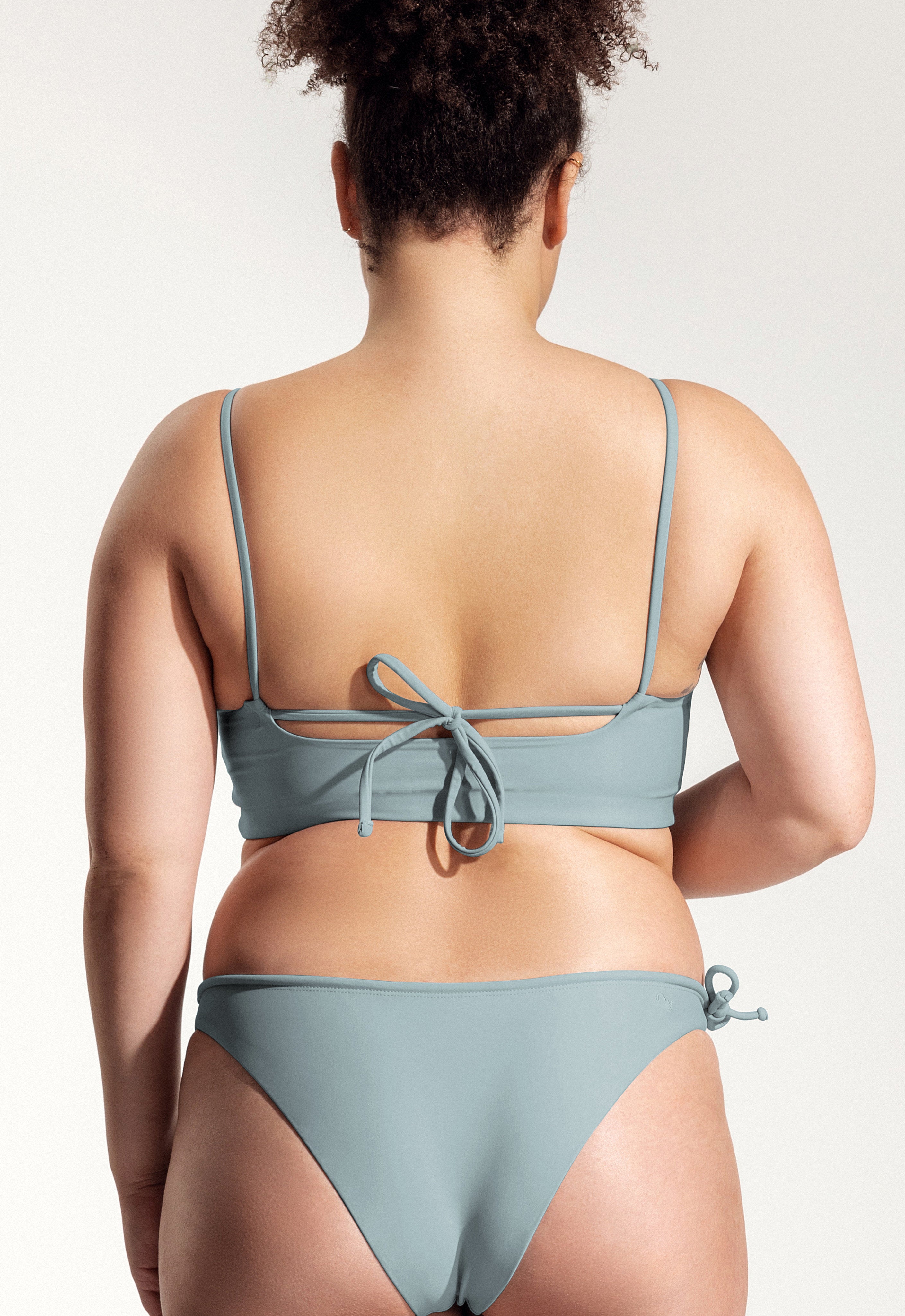 Surf Bikini Top "Buri" in ice blue