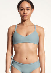 Surf Bikini Top "Dace" in ice blue