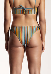 Surf Bikini Bottom "Mako" with solar ray print