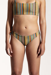 Surf Bikini Bottom "Mako" with solar ray print