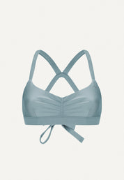 Surf Bikini Top "Hoki" in ice blue