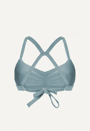 Surf Bikini Top "Hoki" in ice blue