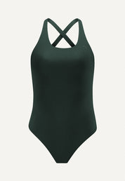 Surf Swimsuit "Kelt" in night green