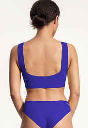 U.W.W. Crop Top in blue
