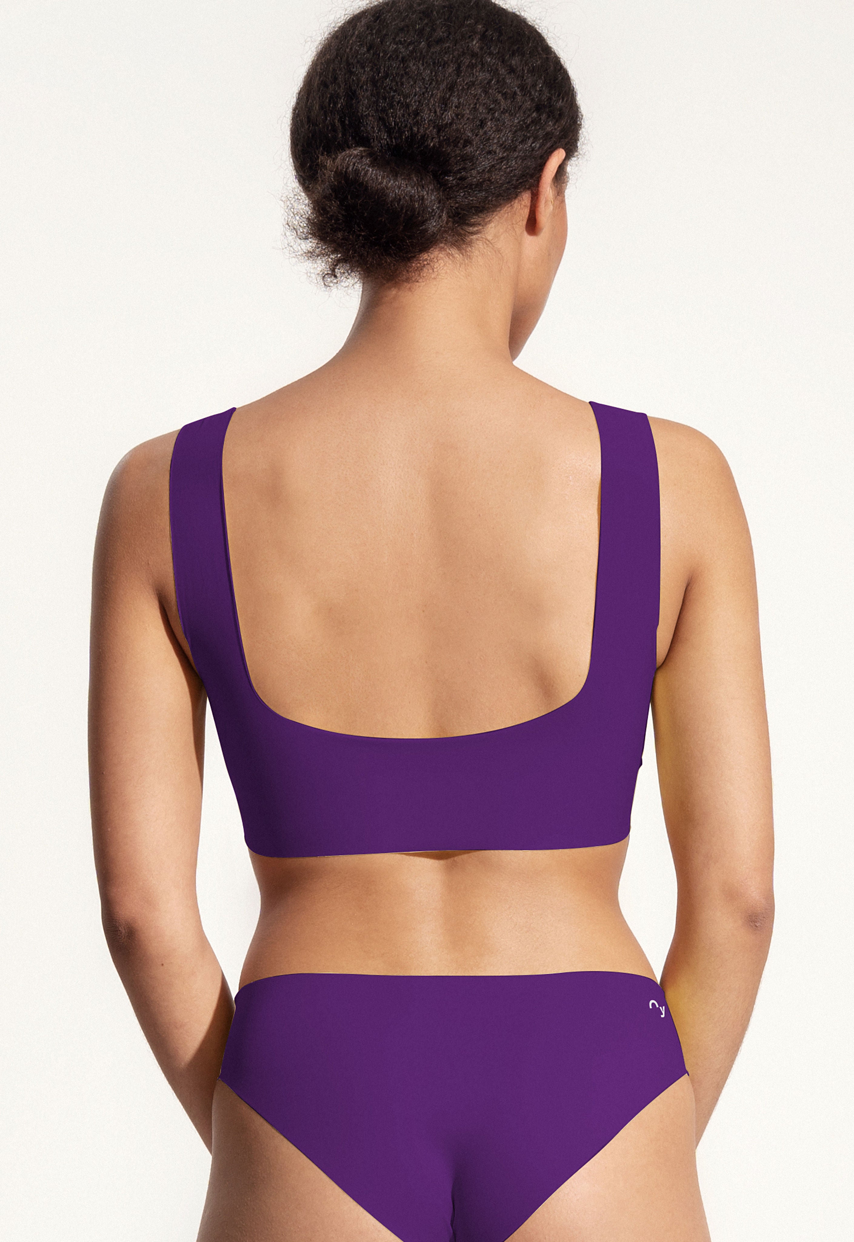 U.W.W. Crop Top in purple