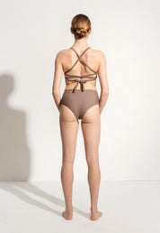 Surf Bikini Hose „Fugu“ in Braun 3