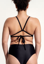 Surf Bikini Oberteil „Dace“ in Schwarz 2