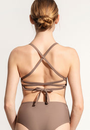 Surf Bikini Oberteil „Goby“ in Braun 3