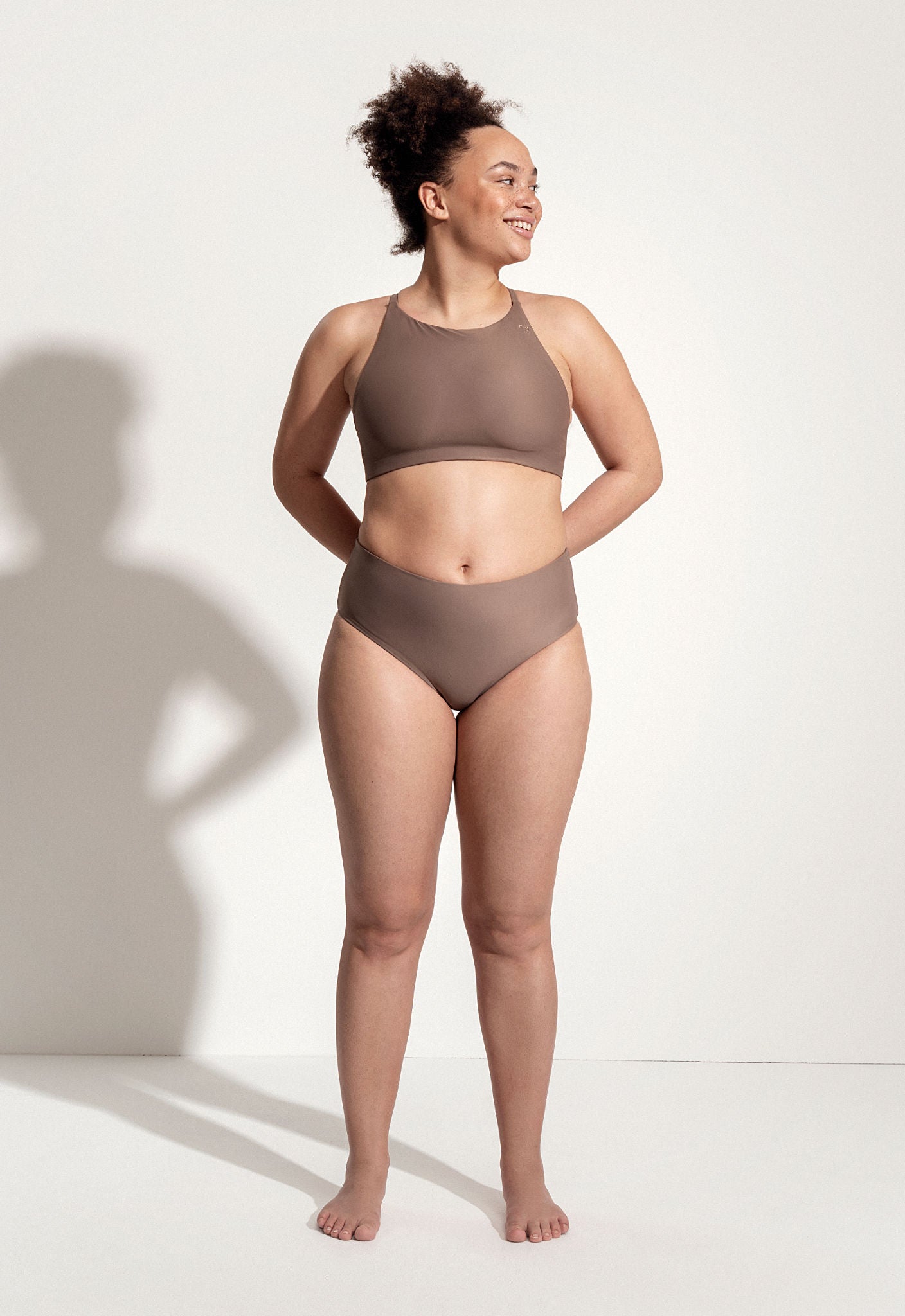 Surf Bikini Oberteil „Goby“ in Braun 4