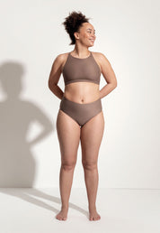 Surf Bikini Oberteil „Goby“ in Braun 4