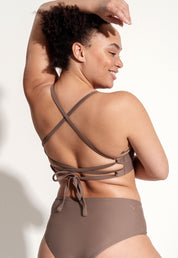 Surf Bikini Oberteil „Goby“ in Braun 5