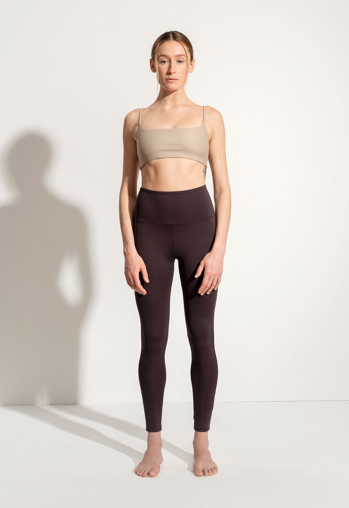 Surf & Yoga Leggings „Larimar Light“ in Dunkelbraun 1