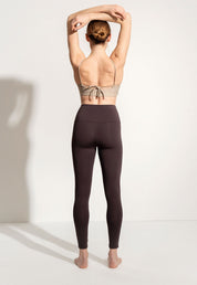 Surf & Yoga Leggings „Larimar Light“ in Dunkelbraun 2