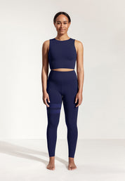 Yoga Leggings „Larimar+“ in Dunkelblau 3