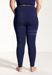 Yoga Leggings „Larimar+“ in Dunkelblau
