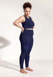 Yoga Leggings „Larimar+“ in Dunkelblau 4