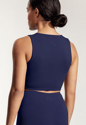 Yoga Oberteil „Amber“ in Dunkelblau 2