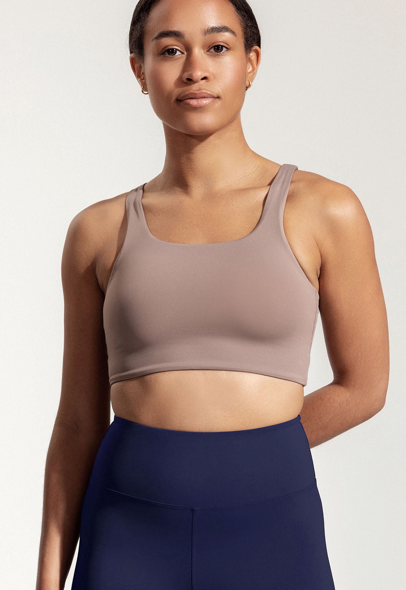 Yoga Oberteil „Mica“ in Beige Braun 1