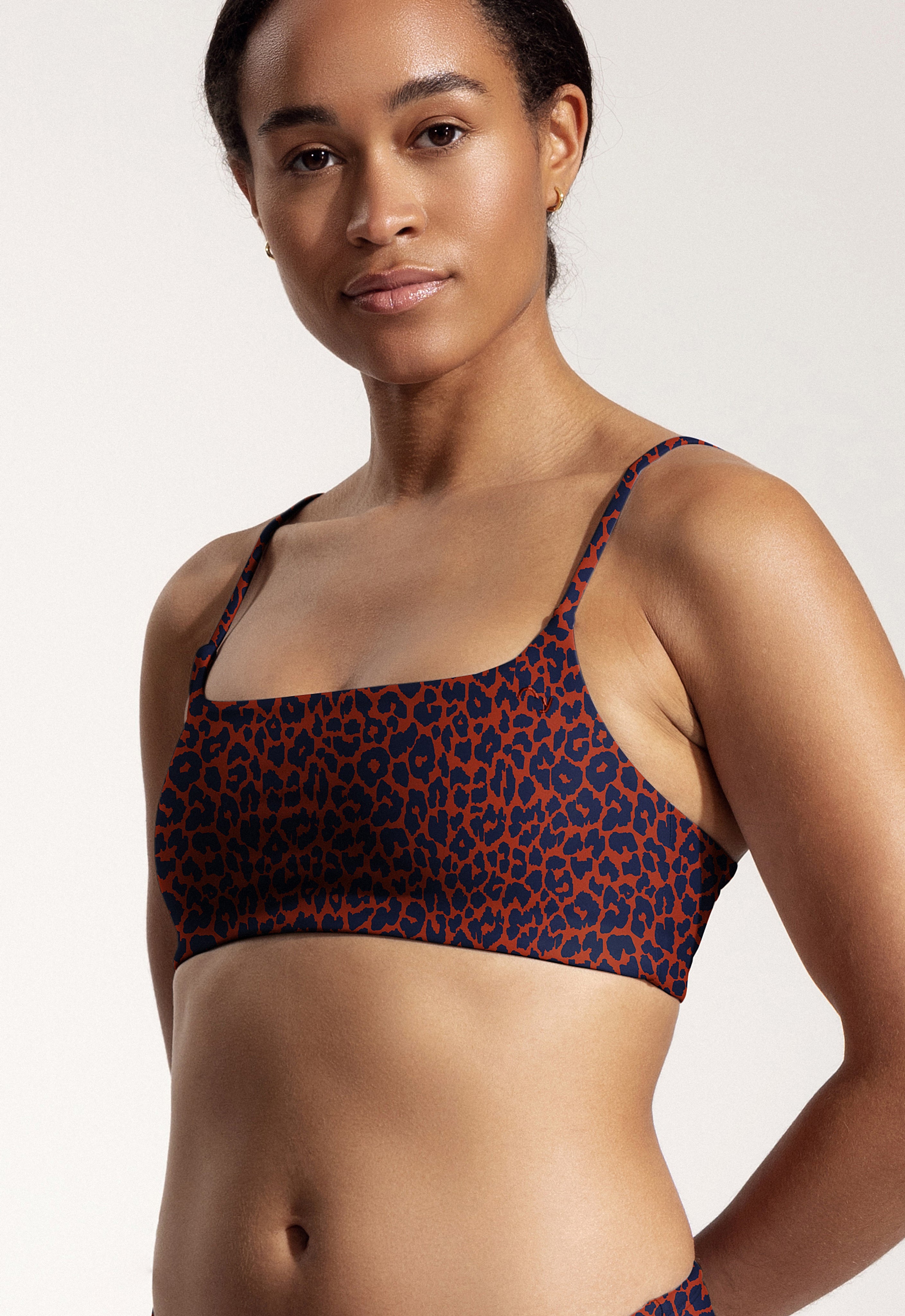 Surf Bikini Oberteil „Buri“ in Cool Cat Print