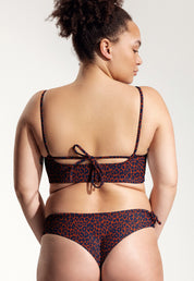 Surf Bikini Oberteil „Buri“ in Cool Cat Print 2