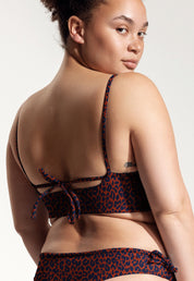 Surf Bikini Oberteil „Buri“ in Cool Cat Print 4