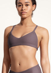 Surf Bikini Oberteil „Dace“ in Dunkellavendel 3