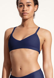 Surf Bikini Oberteil „Dace“ in Nachtblau 1