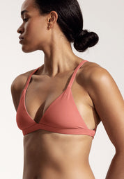 Surf Bikini Oberteil „Esox“ in Altrosa 3