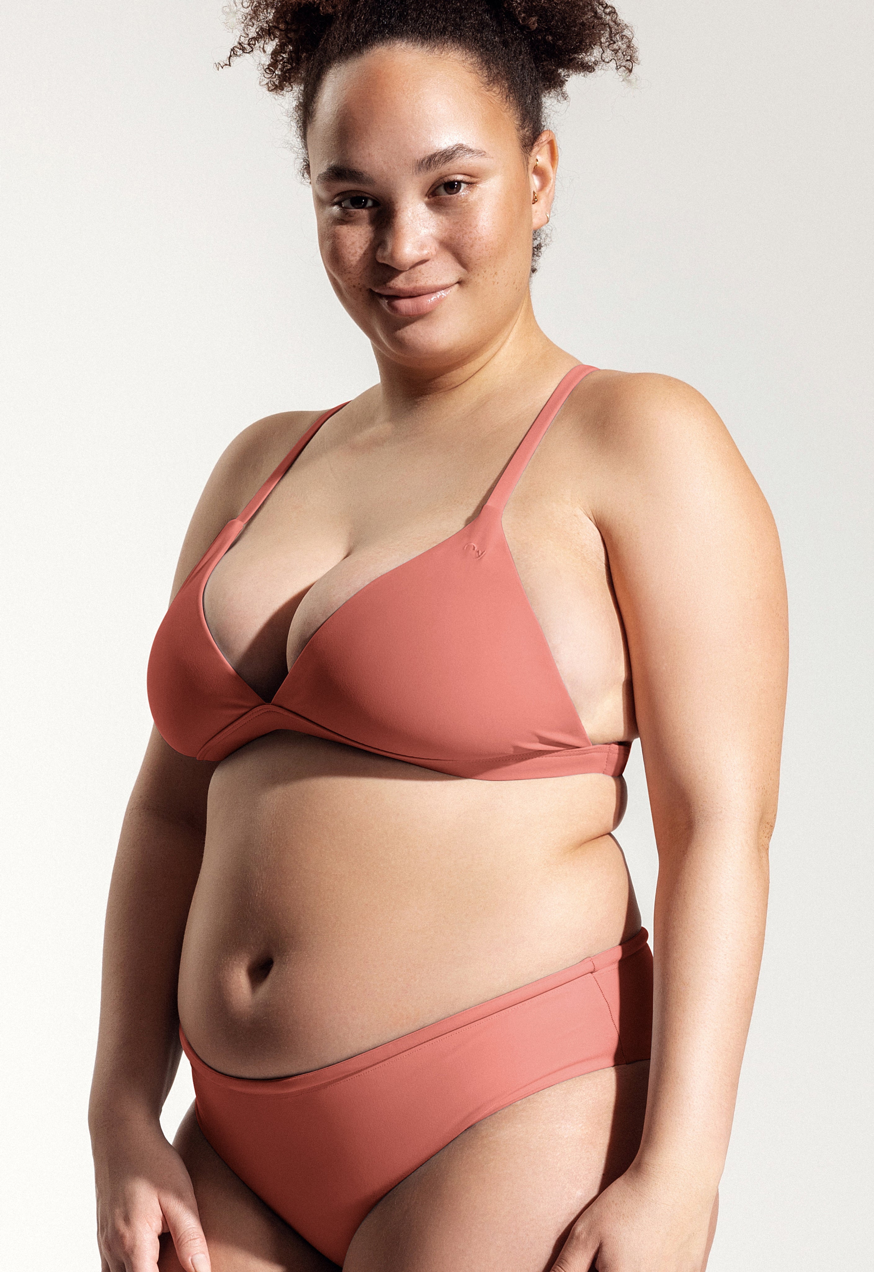 Surf Bikini Oberteil „Esox“ in Altrosa