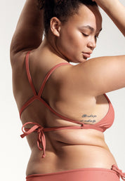 Surf Bikini Oberteil „Esox“ in Altrosa