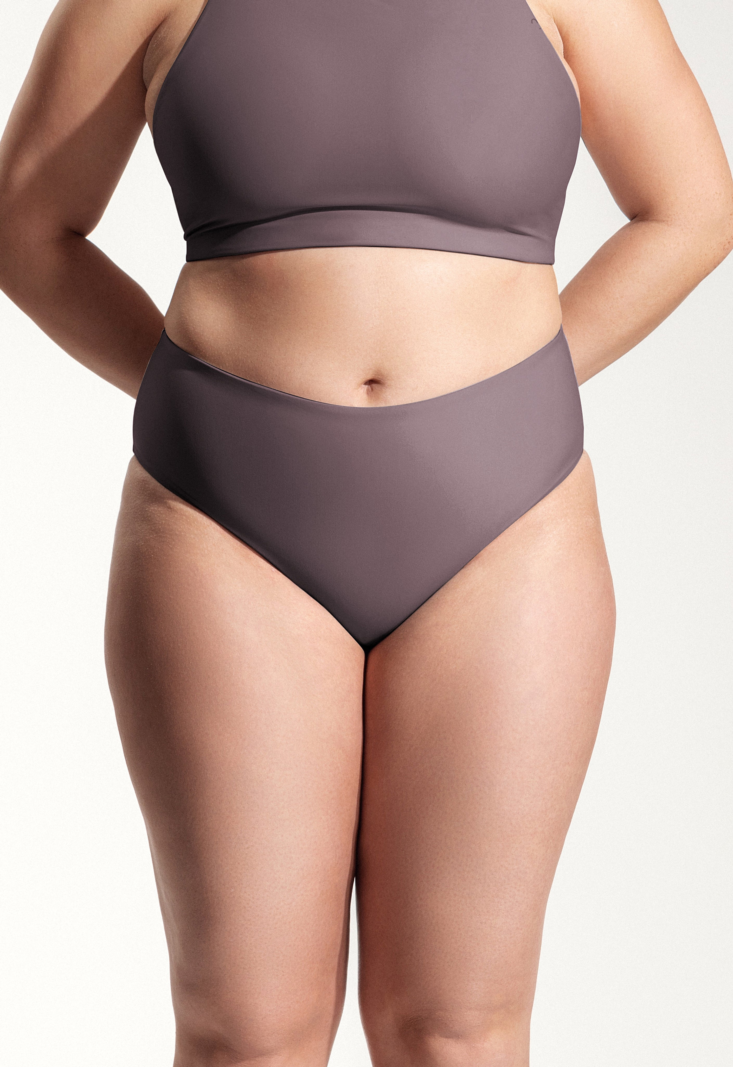Surf Bikini Hose „Fugu“ in Dunkellavendel