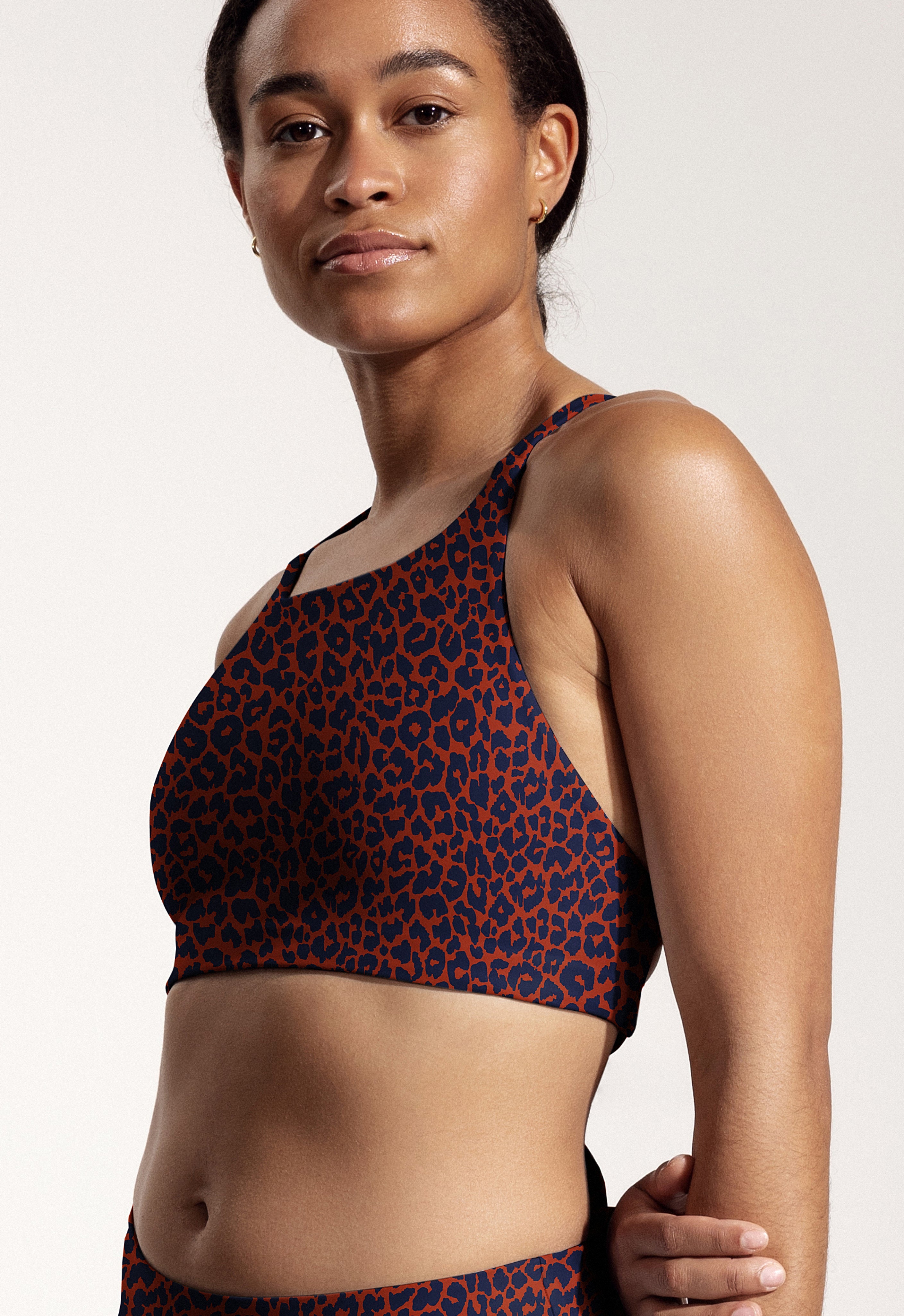 Surf Bikini Oberteil „Goby“ in Cool Cat Print 3