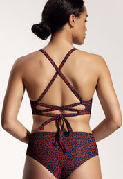 Surf Bikini Oberteil „Goby“ in Cool Cat Print 2