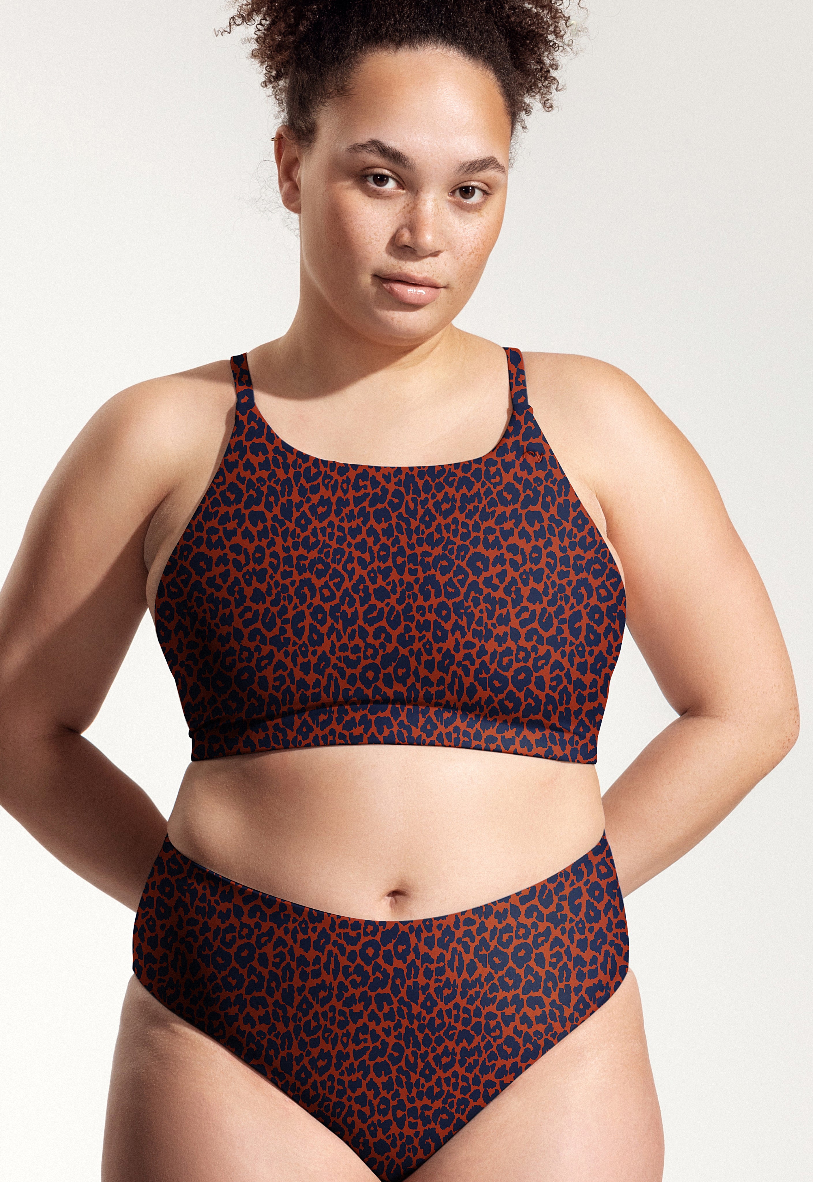 Surf Bikini Oberteil „Goby“ in Cool Cat Print 5