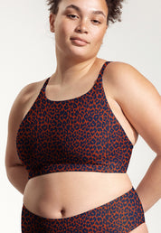 Surf Bikini Oberteil „Goby“ in Cool Cat Print