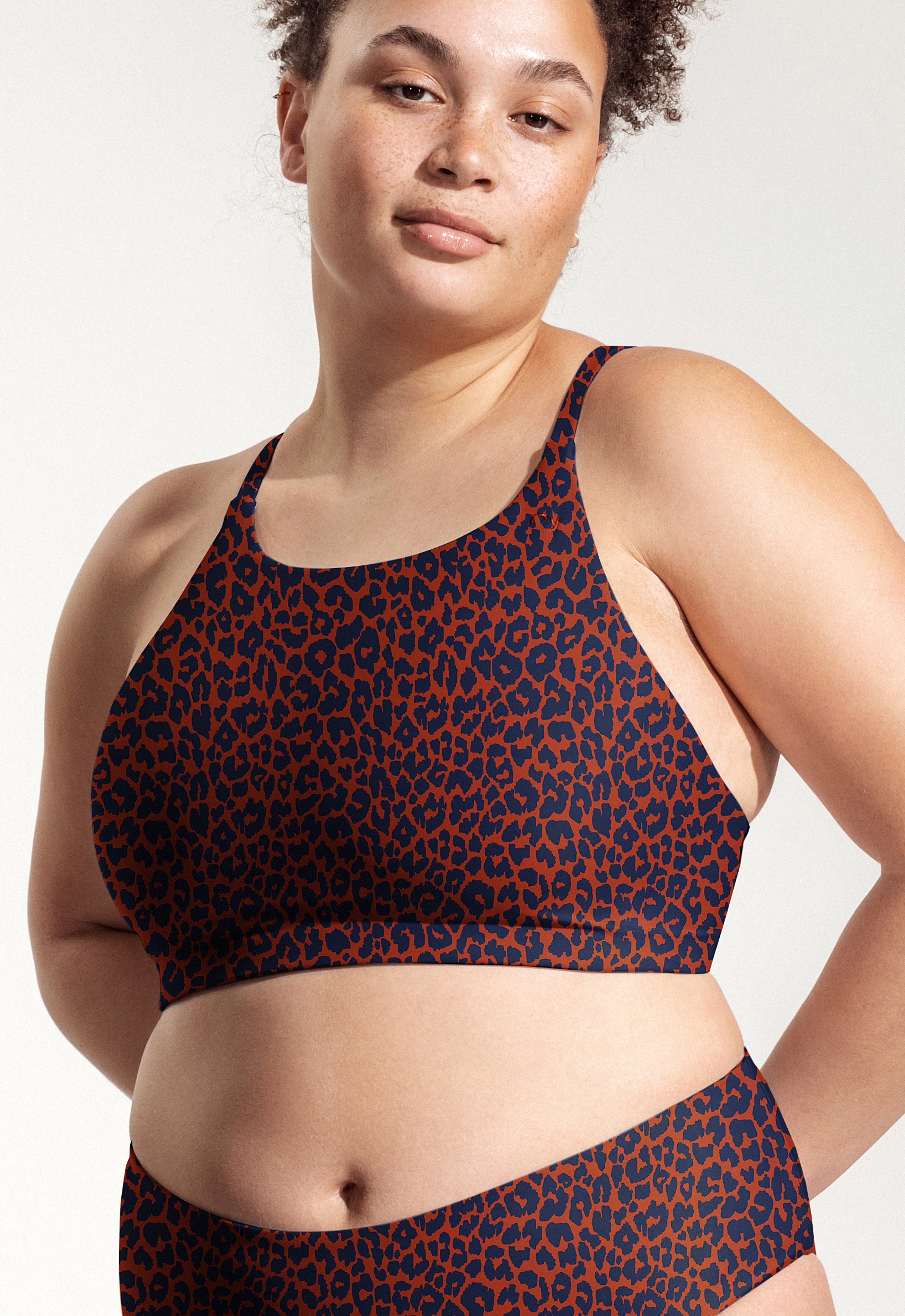 Surf Bikini Oberteil „Goby“ in Cool Cat Print