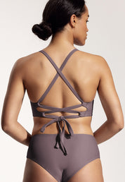Surf Bikini Oberteil „Goby“ in Dunkellavendel 2
