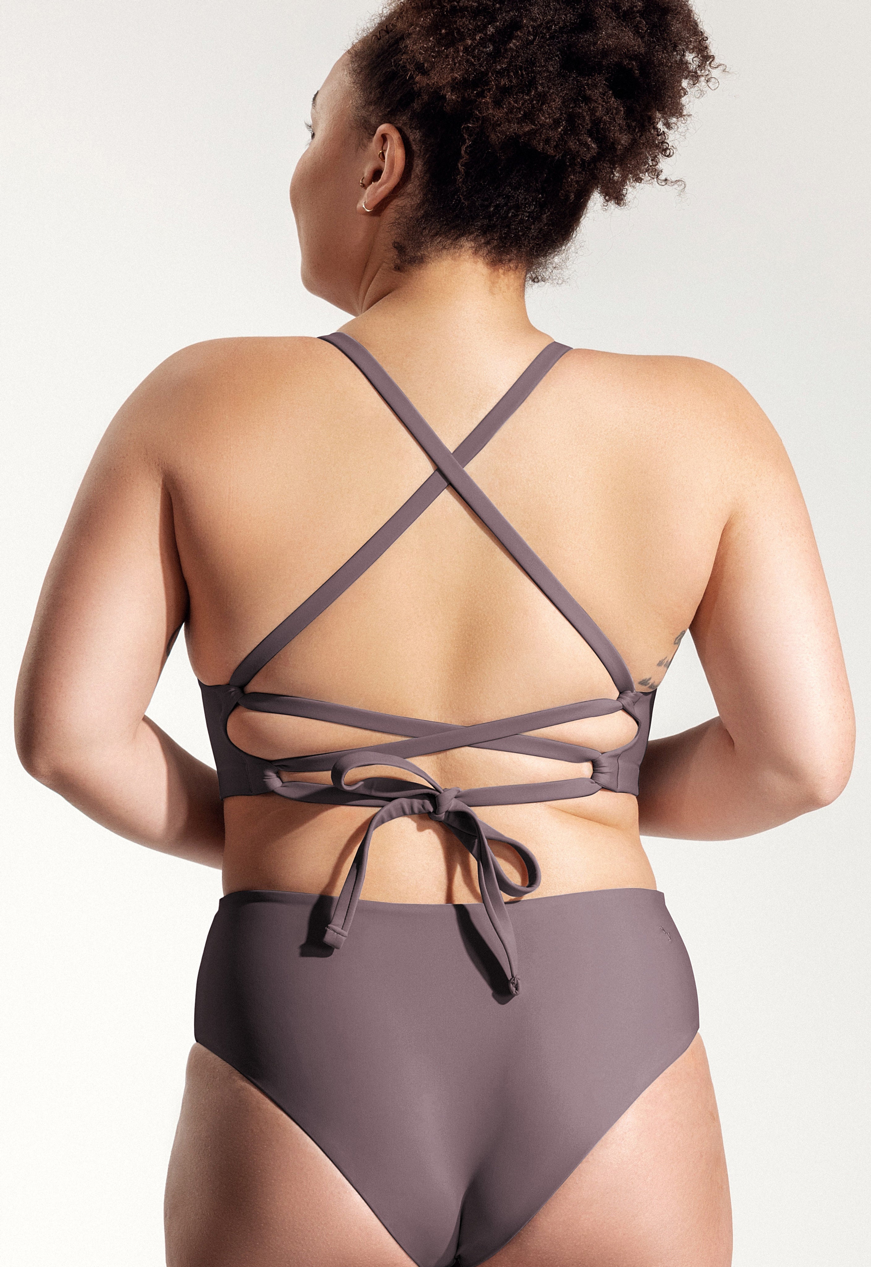 Surf Bikini Oberteil „Goby“ in Dunkellavendel 6