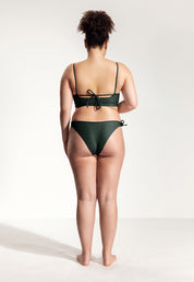 Surf Bikini Hose „Mako“ in Nachtgrün 3